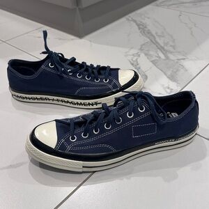 Converse Chuck Taylor 70 x Fragment Design Rare Collaboration Men’s 11 Navy Blue